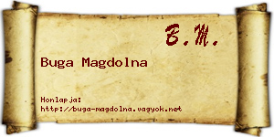 Buga Magdolna névjegykártya